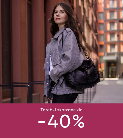 Torebki skórzane wyprzedaż do -40%